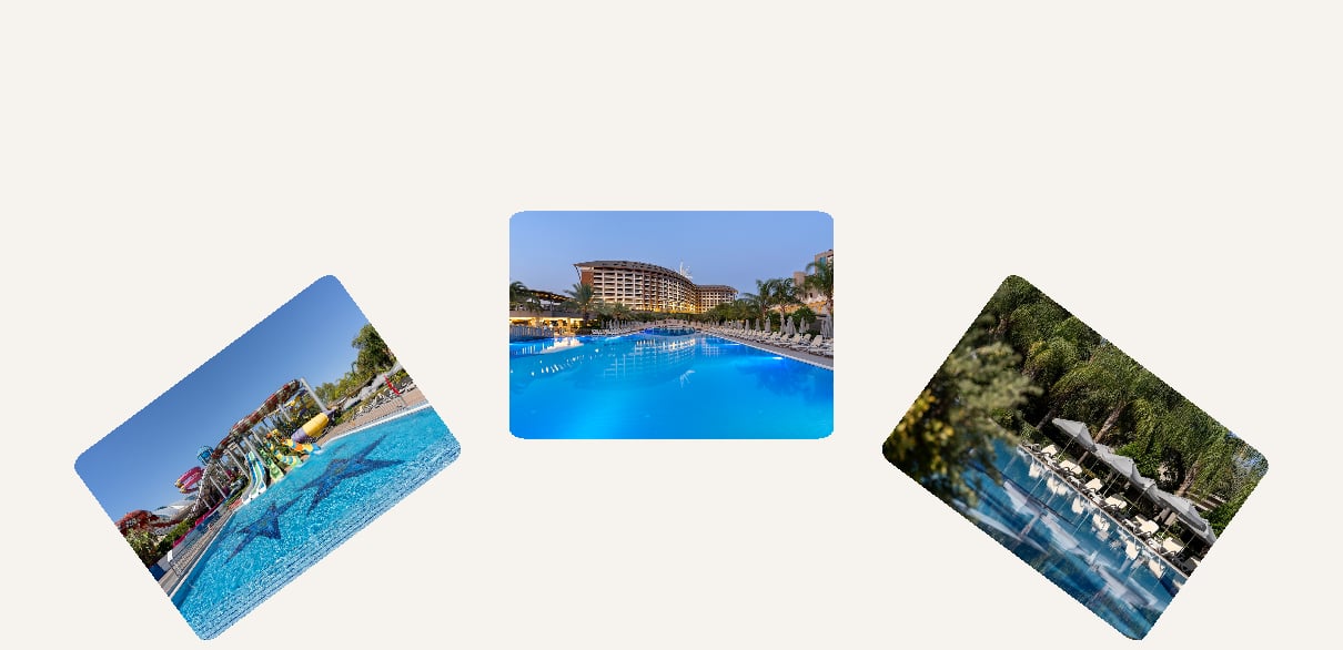 Royal Seginus Hotel pool and garden views